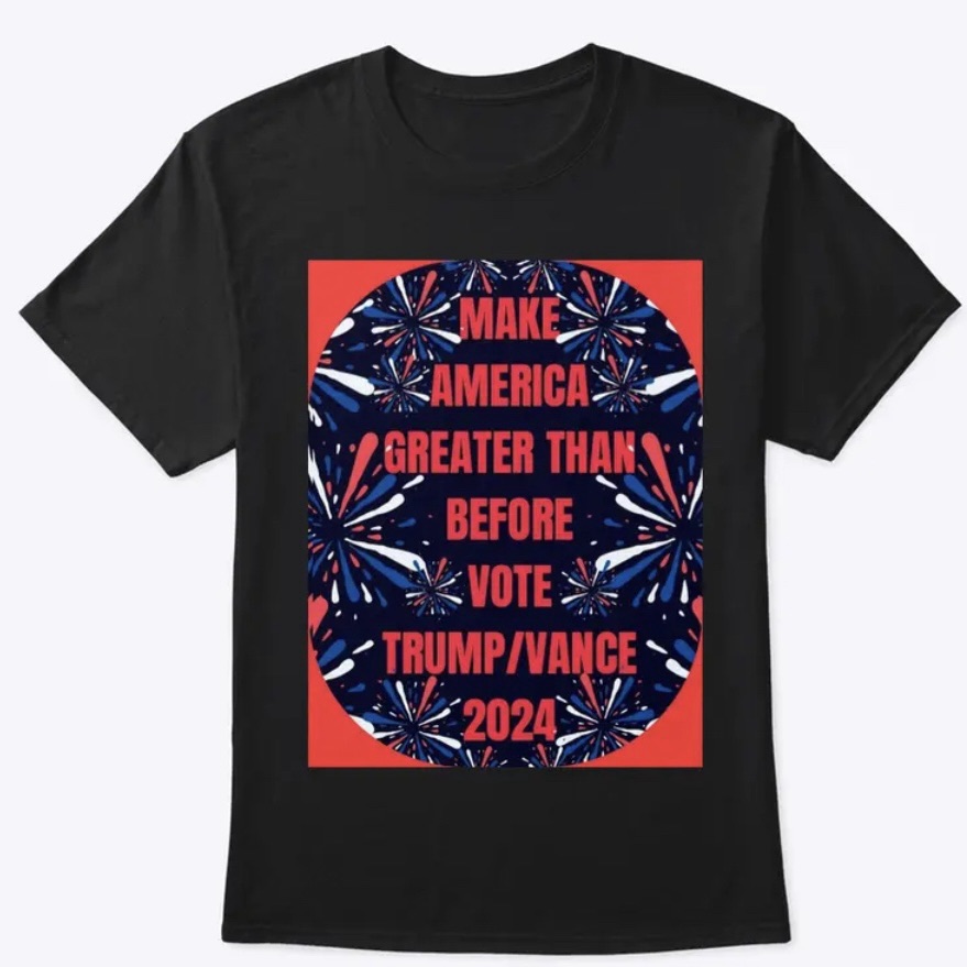 Black Trump Vance Tee